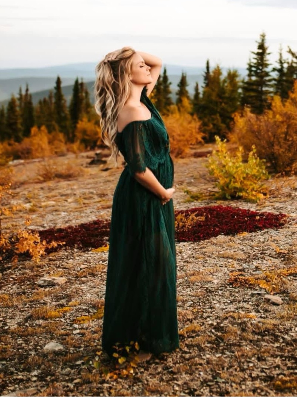 Baltic Born Emerald Green Dress